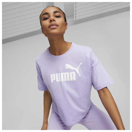Puma Γυναικεία κοντομάνικη μπλούζα Cropped Puma Γυναικεία κοντομάνικη μπλούζα Cropped
